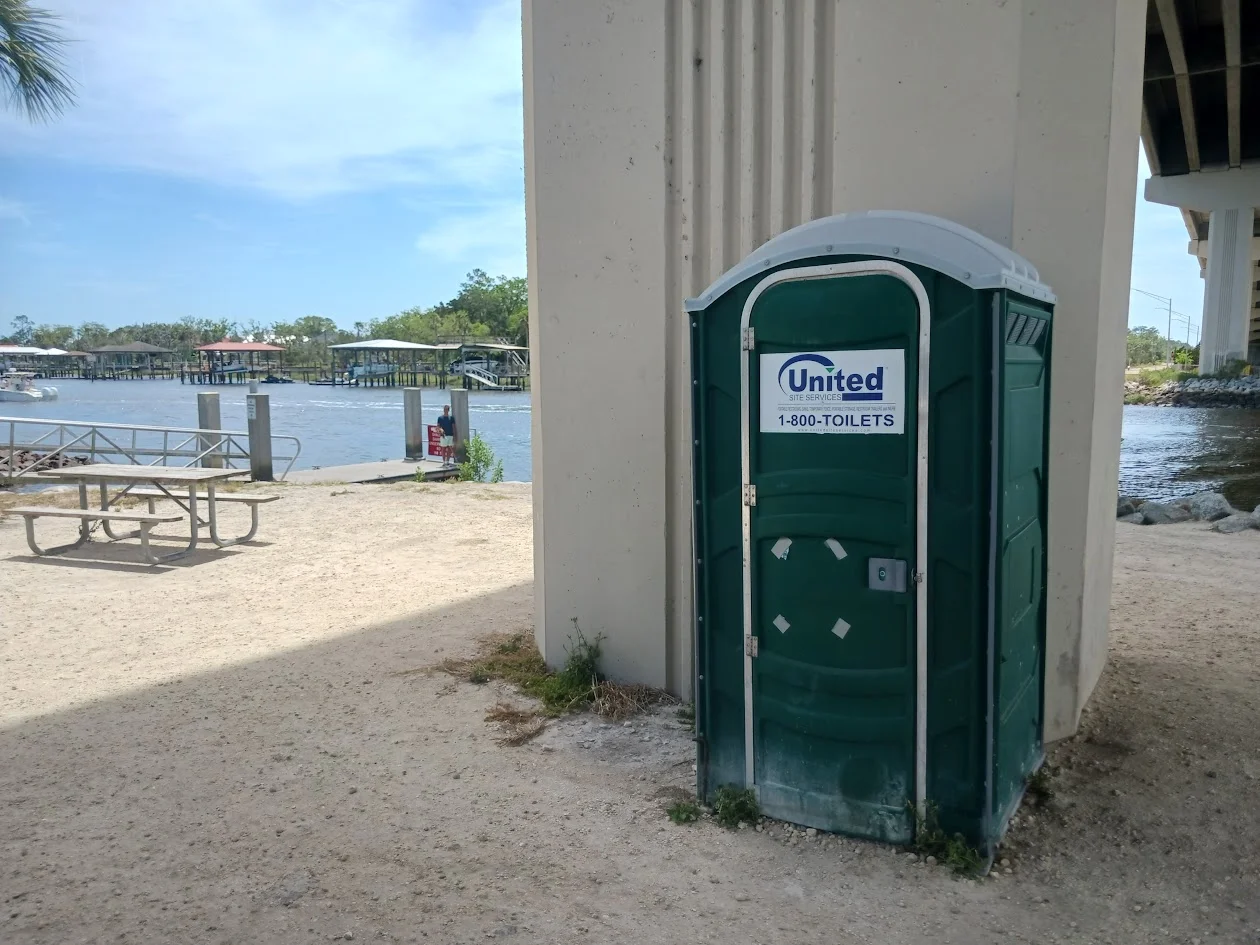portolet at palm valley east boat ramp